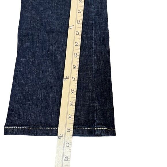 ROCK 47 by Wrangler Boot Cut Embellished Jeans Metallic Gold Women's Size 28 - Picture 6 of 12